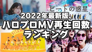 【2022年最新版】ハロプロMV再生回数ランキング！