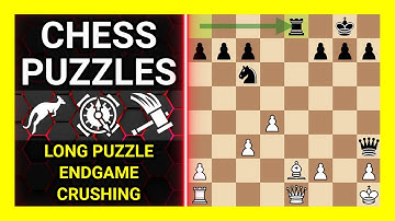 Chess Puzzles to Practice. Themes: Long puzzle, Endgame, Crushing. Learn Chess