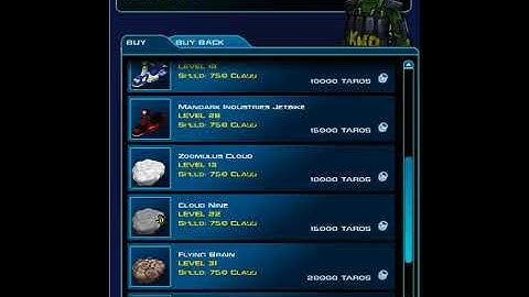 Every OLD Vehicle Price, Level and speed - FusionFall Retro