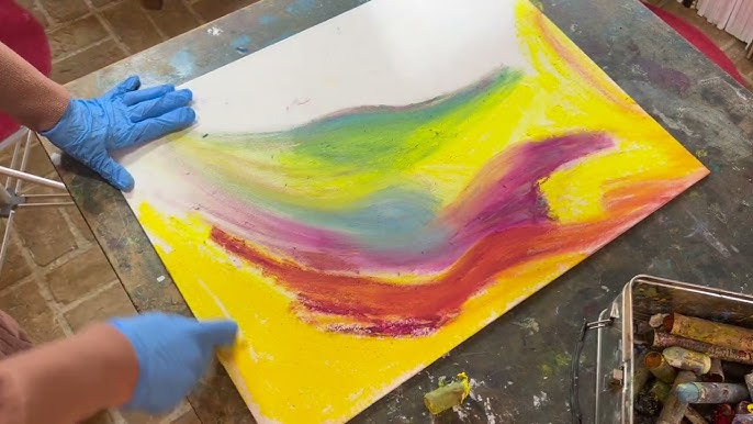 Painting Techniques with Sennelier Oil Sticks