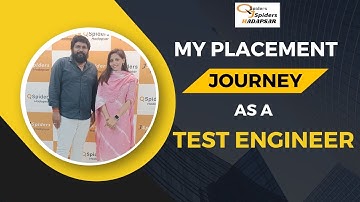 How I achieved  my dream job |  Nidhi Raghuvanshi  | Test Engineer | QSpiders  Hadapsar.....