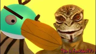 Interactive Halloween spoof with the ANGRY BIRDS 3D - dancing demon scene