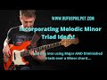 Using Diminished and Major triads over a Minor chord!