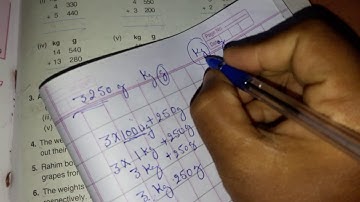 Mathematics (Class 3rd) Chapter 11 (Measures of weight) Part 2