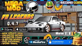 UPDATE !! FR Legends Mod Apk vO.4.7 New 2026 - Unlimited Money & Unlock All Cars