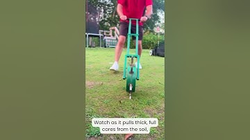 The Landzie AeroCore Rolling Aerator - Quick, Easy, Efficient and Affordable Aeration