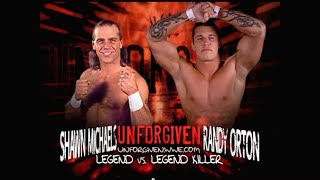 Story of Shawn Michaels vs Randy Orton | Unforgiven 2003