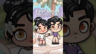 Hand Holding Walk Animation Tutorial 💗💐pazu avatar world secrets new update #pazu #avatarworld #fyp