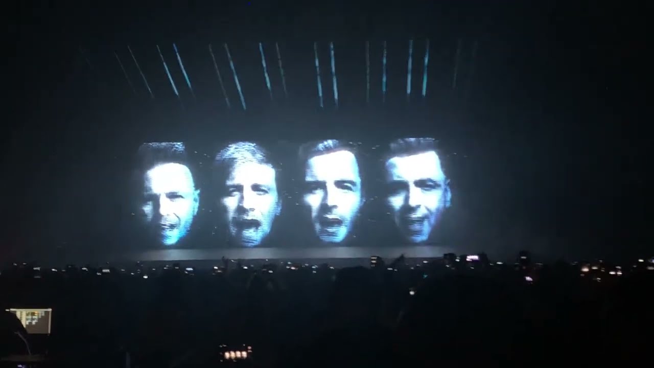 Westlife opening Hello my love￼ live in Newcastle