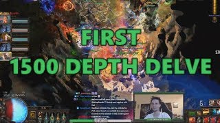 [PoE] Stream Highlights #221 - First 1500 depth Delve (group)