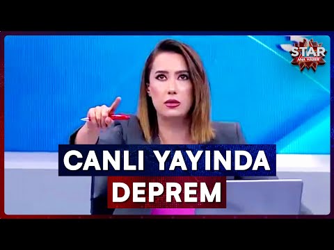 Depreme Canlı Yayında