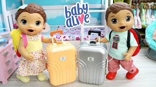 BABY ALIVE GÊMEOS LAURINHA E FELIPINHO VÃO PRA CASA DA VOVÓ