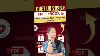 🚨 CUET UG 2026 is LIVE — and your exam might be just days away!