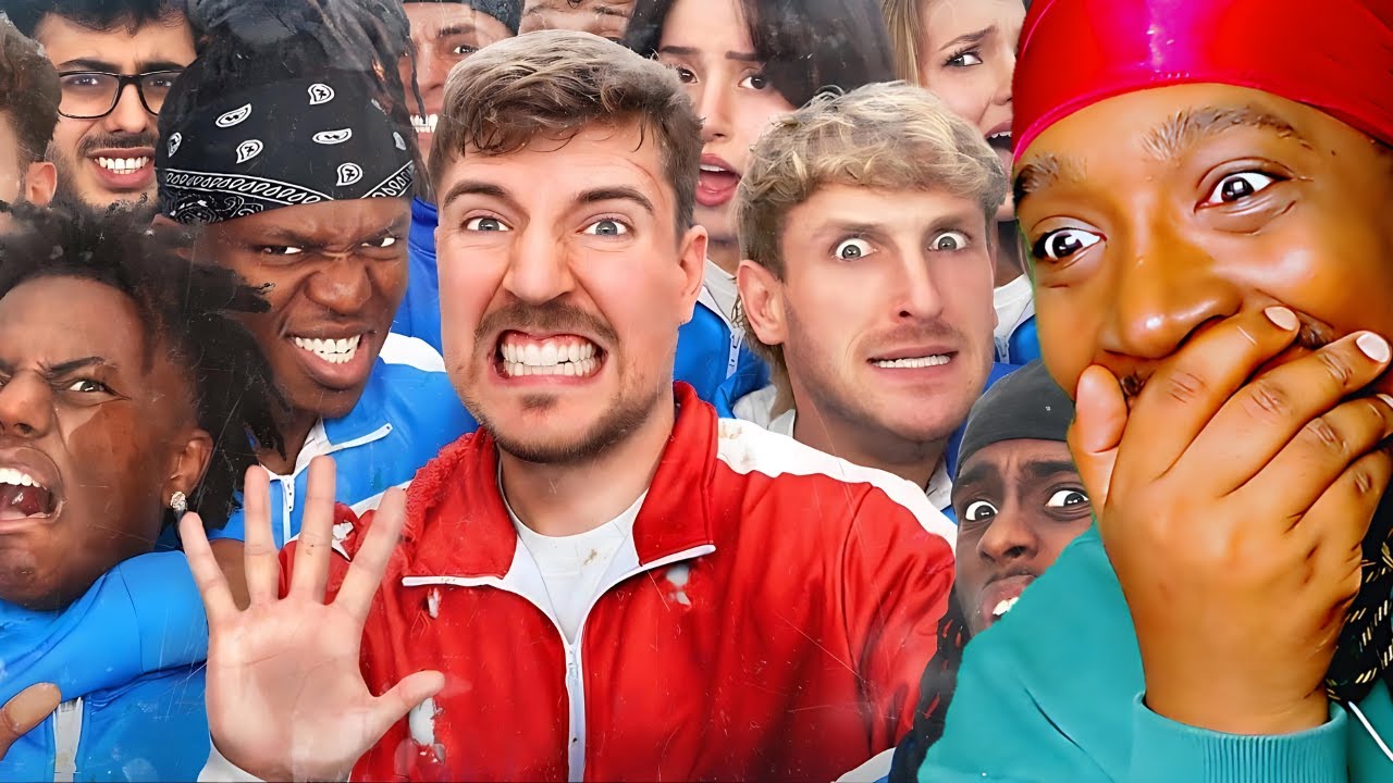 Преступления чёрных против чёрных снова вспыхнули! 50 ютуберов борются за миллион долларов (РЕАКЦИЯ)