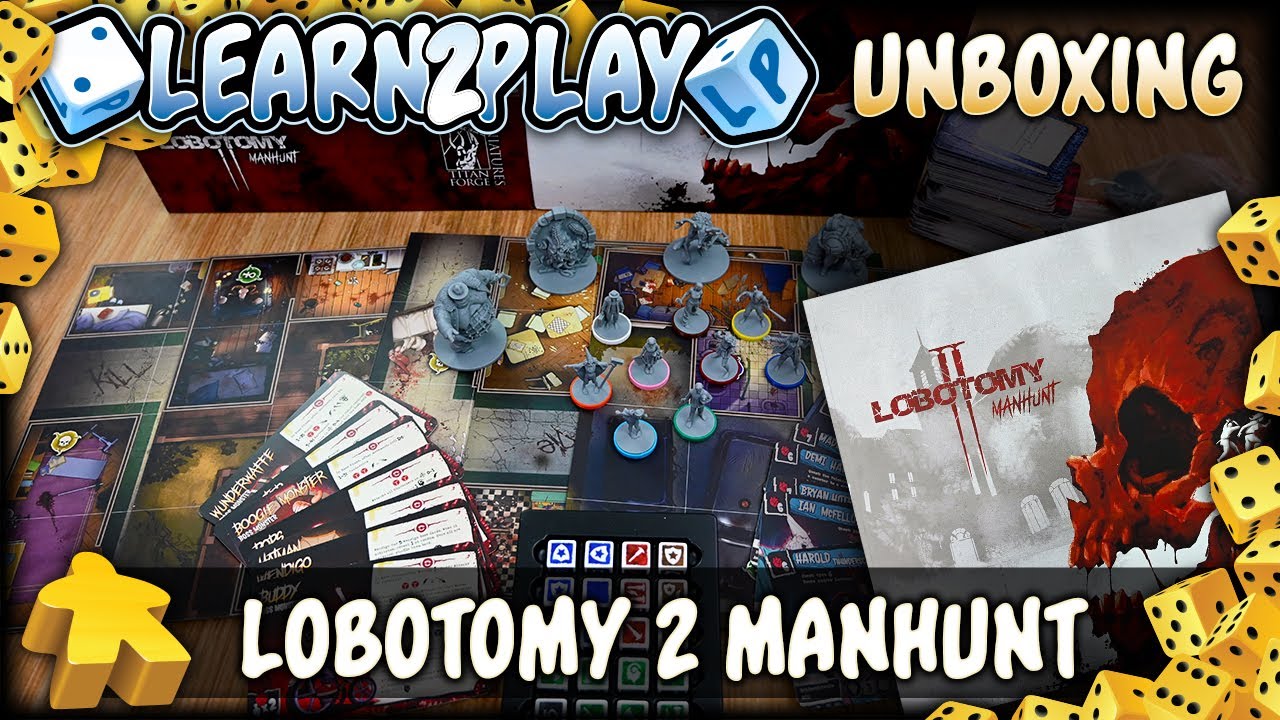 Titan Forge | Lobotomy 2: Manhunt - Criminally Insane - Character Pack | Expansion | A Separate Character Expansion | Age 14+ | 1-5 Players | English Version