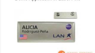 Custom Domed Decals and Dome Epoxy Stickers for Label Pins, Key Chains, Trophys and Name Badges