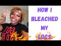 How I Bleach My Locs || At-Home