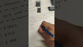 Problema de #porcentajes tipo #ceneval preparate con #elartydelasmatematicas #examendeadmisión