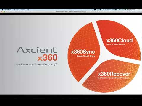 Axcient x360Cloud Demo