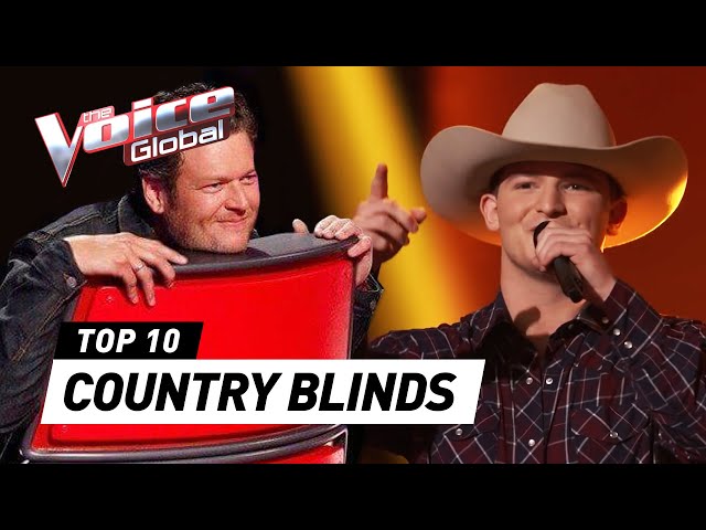 Best COUNTRY Blind Auditions on The Voice class=