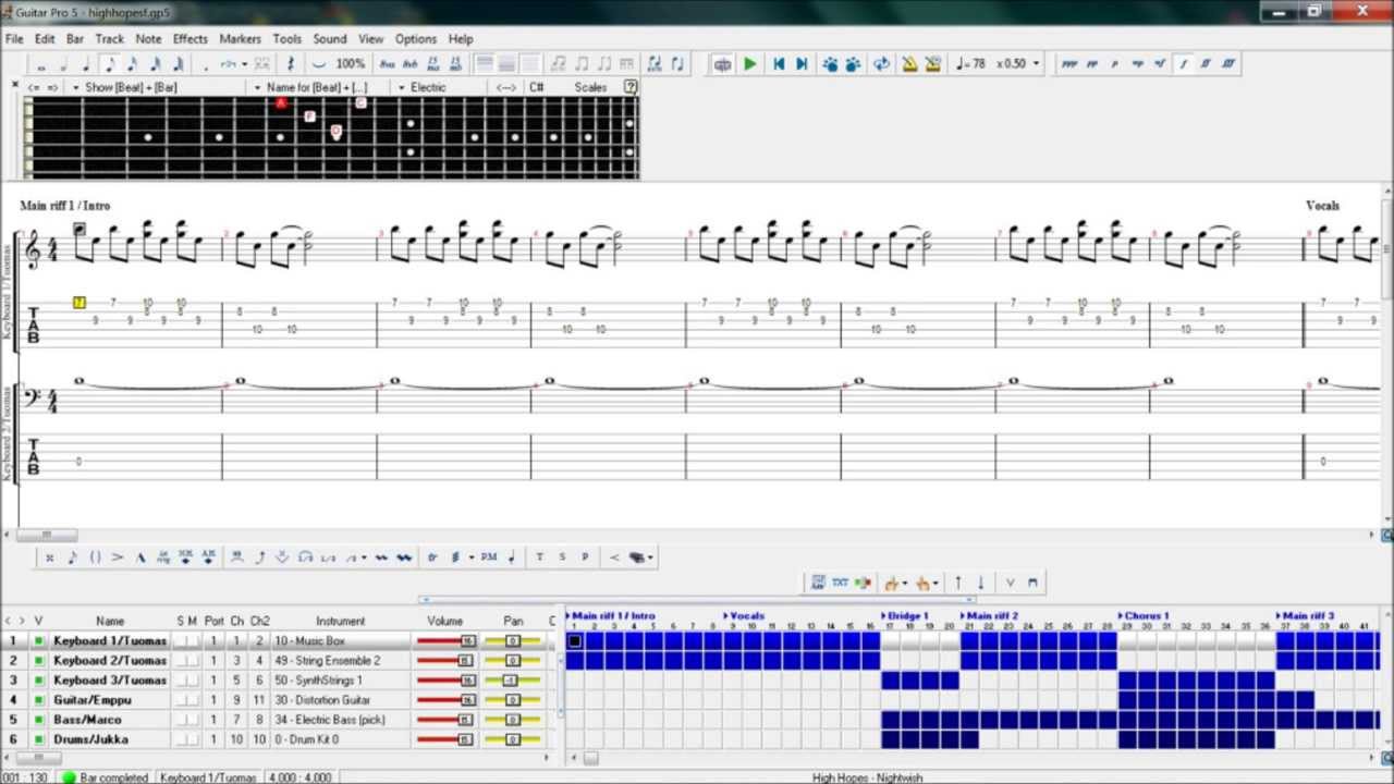 Guitar pro табы. Табы для гитары Пинк Флойд. Nightwish Ноты. Найтвиш табулатура. Guitar Pro.
