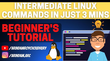 Linux/Unix commands in only 3 minutes | Command Line Basics | Arindam Roychoudhury