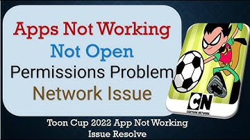How To Fix Toon Cup 2022 App not working | Not Open | Space Issue | Network & Permissions Issue