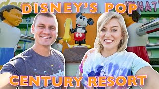 Disney World's BEST Value Hotel?! Pop Century Resort | Room Tour, Food, Skyliner Full Review