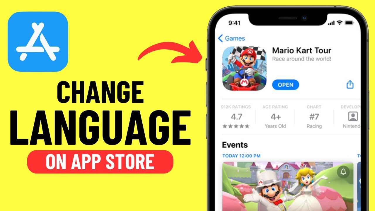 How to Change Language on App Store { iPhone - iPad } - YouTube