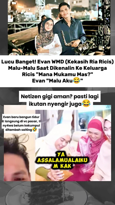 Ria Ricis Kenalin Kekasih Ke Keluarga #shortvideo #viralvideo #artist #riaricis #evanwmd