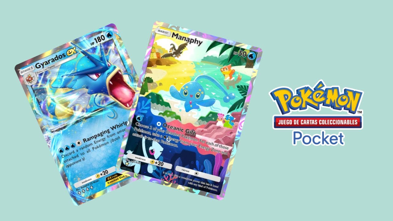 Gyarados ex Manaphy GREATH DUO ! Pokemon TCG Pocket Gameplay