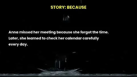 Let's learn the word because | Improve your vocabulary #english #vocabulary #learnenglish