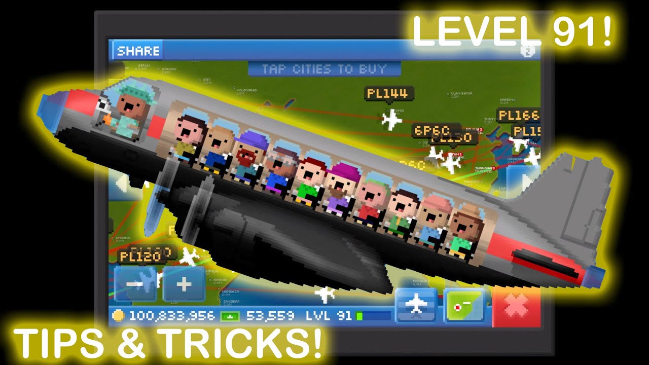 Pocket Planes LVL 91 Advanced Strats! - YouTube