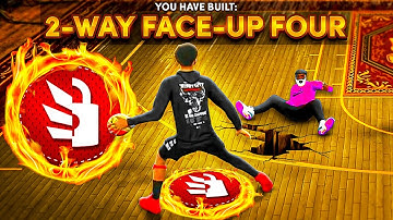 This 2-WAY FACE UP FOUR BUILD is OVERPOWERED in NBA 2K23.. BEST BUILD NBA 2K23