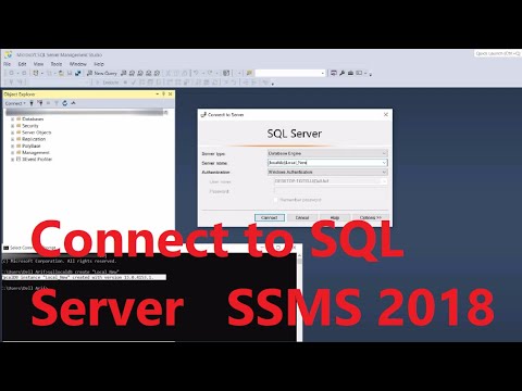 How to connect to SQL server| Setup server instance in Microsoft SQL Server Management Studio