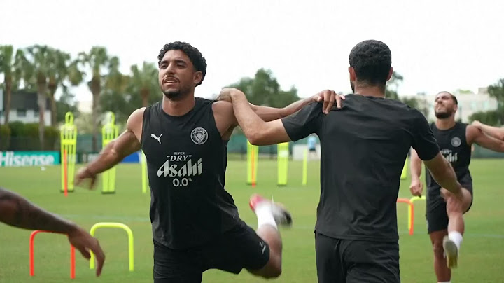 Man City train in Florida heat ahead of final Club World Cup group game against Juventus.