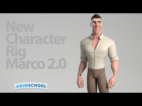 New Character Rig: Marco 2.0! – AnimSchool Blog