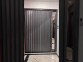 Corrosion-resistant aluminum panel folding door, sturdy and pressure-resistant with no deformation