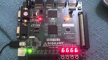 Nexys 2 FPGA board based counter