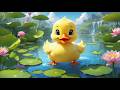 "Baby Duck Quack Quack 🐤 | Fun Animal Sounds Song for Kids | Cute Duck Nursery Rhyme"