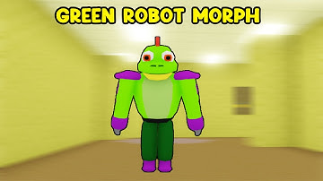 UPDATE - How To Find Green Robot Morph in Find The Backrooms Morphs