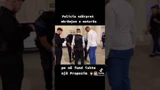 Policia nderpret mbremjen e matutes,po në fund ishte nje propozim