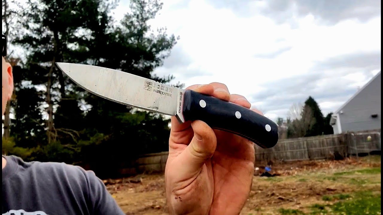 Joker Knives Bushcrafter review YouTube