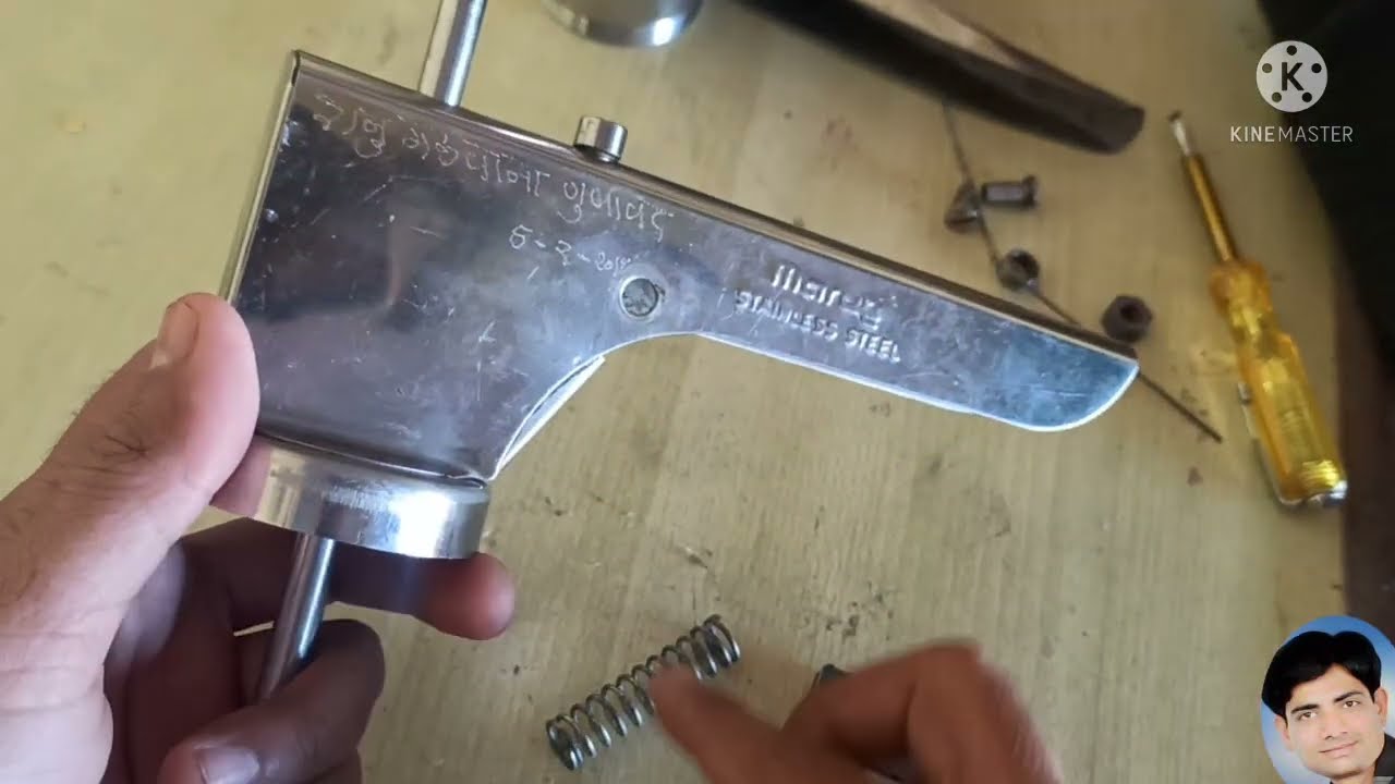 Kitchen Press Sev Maker.  किचन प्रेस  सेव मशीन असेम्बली