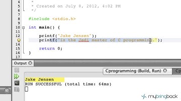 Learn C Programming Tutorial 1 4 Printf Function