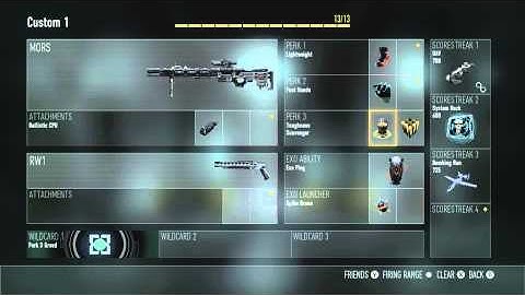 COD: Advanced Warfare - "MORS" (Quick Scoping) BEST CLASS SETUP! (COD: AW Mulitplayer Class Setups)