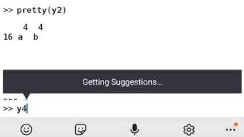 eksponensial menggunakan variabel dengan matlab di android