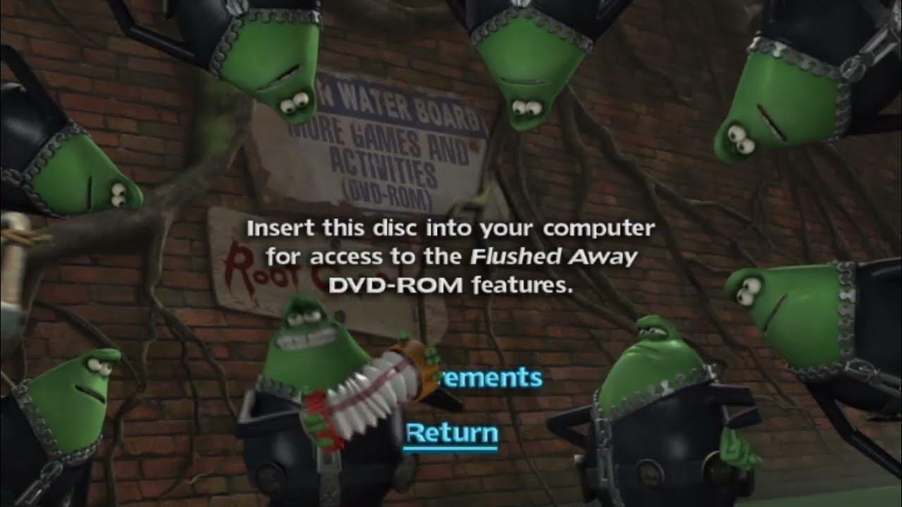 Flushed Away DVD Menu Walkthrough YouTube