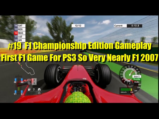 F1 Championship Edition PS3 So Very Nearly F1 2007 - YouTube