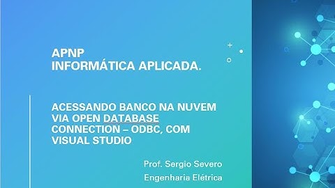 Acesso com ODBC em banco de dados na nuvem da AWS